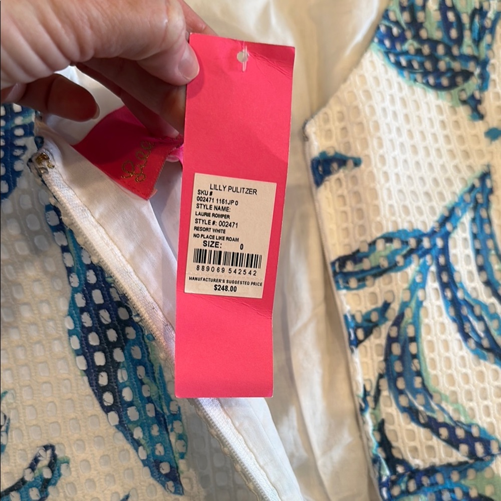 NWT Lilly Pulitzer Laurie Romper Dress. Size women’s 0 - Picture 5 of 9